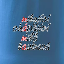 Milující chápající milá laskavá