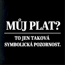 Můj plat? to jen taková symbolická pozornost