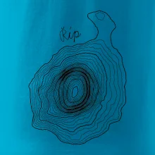 Říp - vrstevnice psací