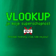 Vlookup moje superschopnost