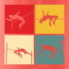 Skok do výšky vintage