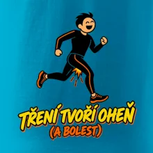 Běžecké tření tvoří oheň