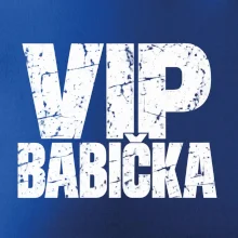 VIP babička černá grunge typografie