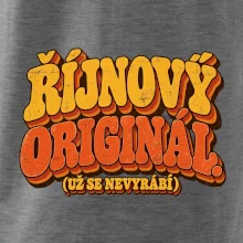 Říjnový originál už se nevyrábí retro nápis