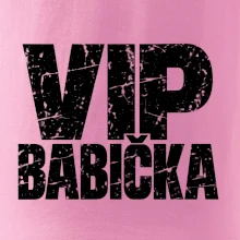VIP babička černá grunge typografie