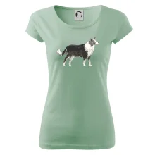 Border kolie kreslená