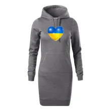 Ukrajina srdce vlajka