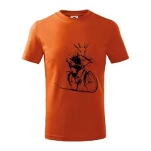 Drsný kozel na kole