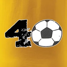 Fotbal kulaté narozeniny 40