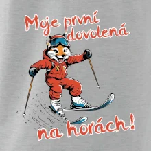 Moje první dovolená na horách hnědá  liška