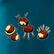 Kaštanová zvířátka - v řadě