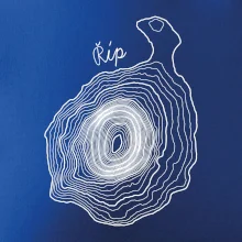 Říp - vrstevnice psací