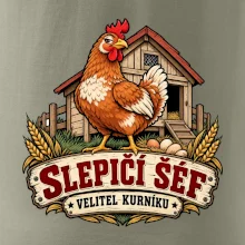 Slepičí šéf velitel kurníku