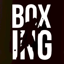 Nápis Boxing