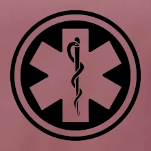 Rescue logo samostatné kulaté
