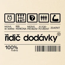 Čárový kód - řidič dodávky
