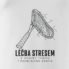 Léčba stresem rozmlácená raketa