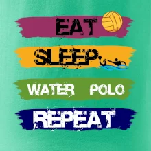 Eat sleep watter polo barevné
