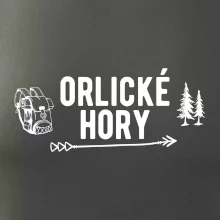 Orlické hory nápis Orlické hory nápis