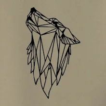 Geometrie - vlk - vyjící