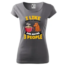 I like dogs and coffee and maybe 3 people