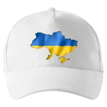 Ukrajina vlajka mapa