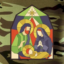 Vitráž - jesličky