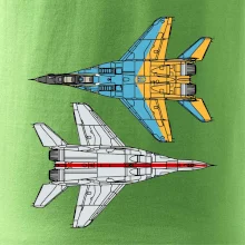Mig 29 Fulcrum ze spoda a ze zhora