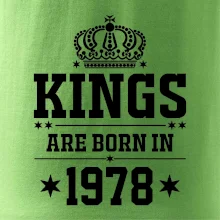 Kings are born in 1978