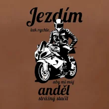 Silniční motorka - jezdím tak rychle, aby mi můj anděl strážný stačil