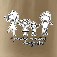 Opravdoví muži dělají dvojčata - holka kluk