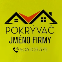 Tričko pro pokrývače - Dvě střechy