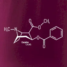 Molekulární struktura Cocaine Kokain