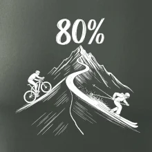 Narozeniny cyklista a lyžař 80