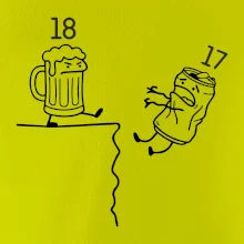 Pivo narozeniny - útes 18 let