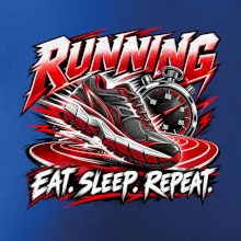 Běžecká bota se stopkami eat sleep repeat