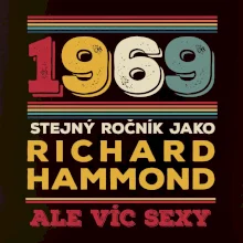1969 stejný ročník jako Richard Hammond