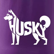 Husky nápis v těle