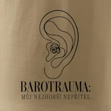 Barotrauma můj nejhorší nepřítel ucho s uzlem v lince