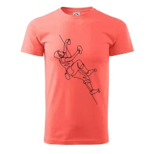 Lezecká stěna jedním tahem