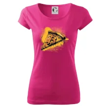 Bitcoin oranžová pizza