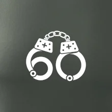 Narozeninové tričko pro policajta - pouta 60