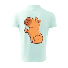 Kapybara s palcem nahoru