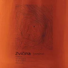 Zvičina - vrstevnice v obdélníku