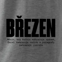 Březen kofein místo spánku