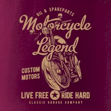 Motorcycle Legend Live free Ride hard