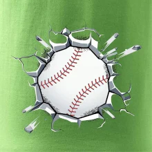 Baseball míč v triku