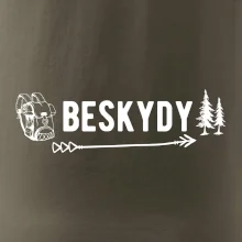 Beskydy nápis