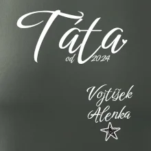Táta od roku + jména dětí dole vlevo
