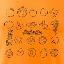 Frutarián ovoce ve čtverci